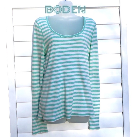 Boden Tops - Boden striped long sleeve